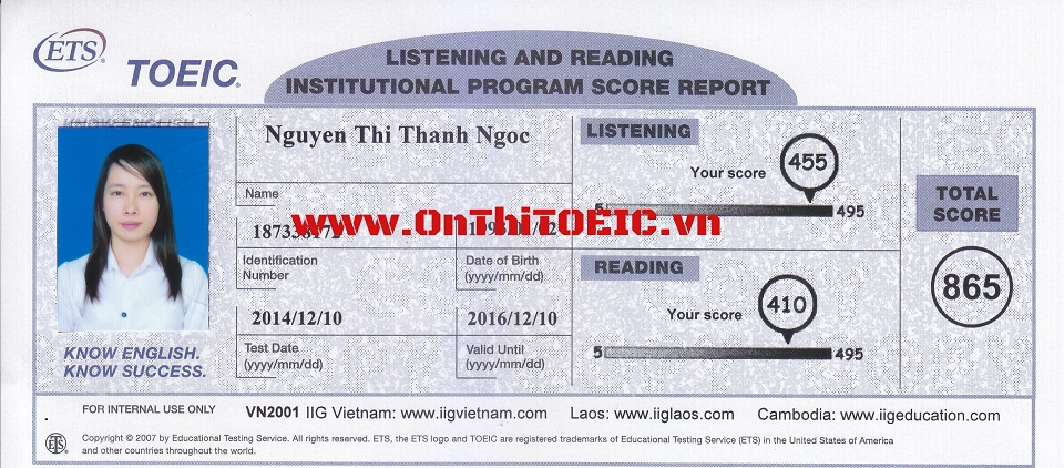 865 Nguyen Thanh Ngoc 865